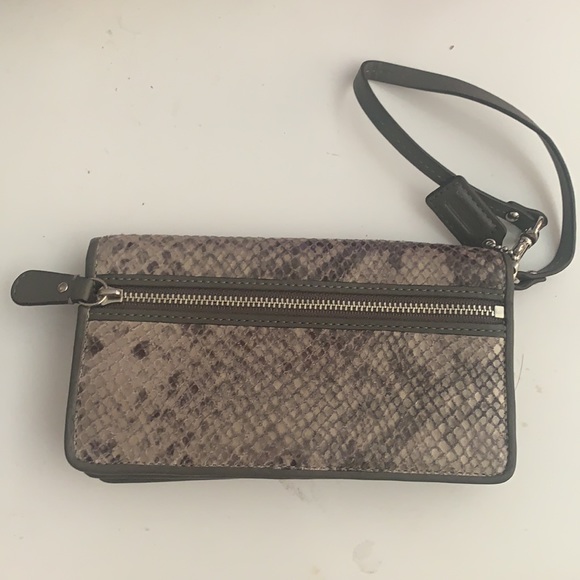 Coach Snakeskin wristlet - Picture 2 of 3